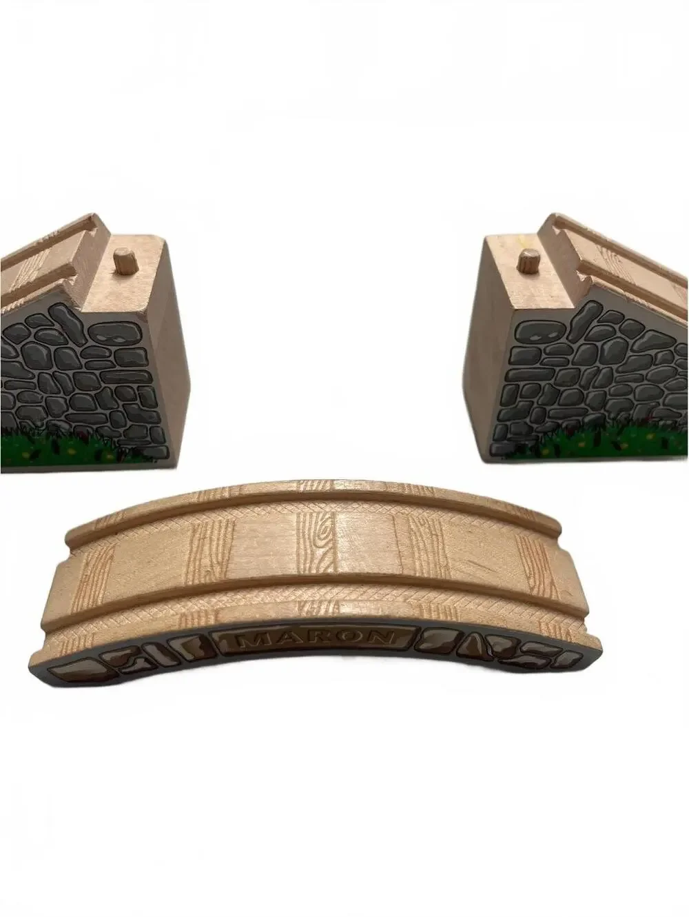 Vintage Maron Wooden Arch Bridge Train Track Thomas & Friends Wooden Railway